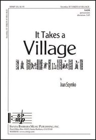 It Takes a Village SATB choral sheet music cover Thumbnail